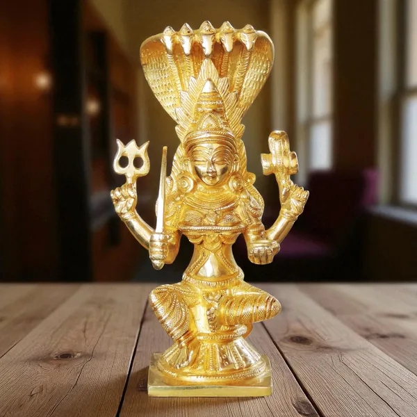 Brass_Showpiece_Kalmari_God_Idol_Statue_-_2.5x2.5x7.5_inch_(BS1027_C)