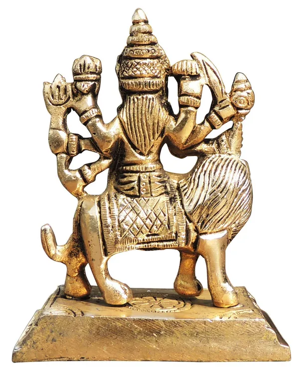 Brass_Showpiece_Durga_Ji_God_Idol_Statue_-_3.2x2x4.5_Inch_(BS1028_X)