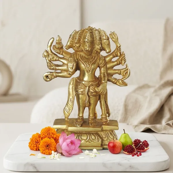 Brass_Panchmukhi_Hanuman_Idol_Murti_Statue_-_4x2x7_inch_(BS1039_F)