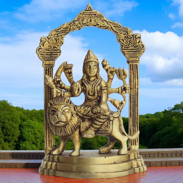 Brass_Durga_Ji_God_statue_idol_-_3.5x1.6x5.5_Inch_(BS1044_F)