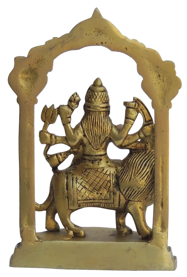 Brass_Durga_Ji_God_statue_idol_-_3.5x1.6x5.5_Inch_(BS1044_F)