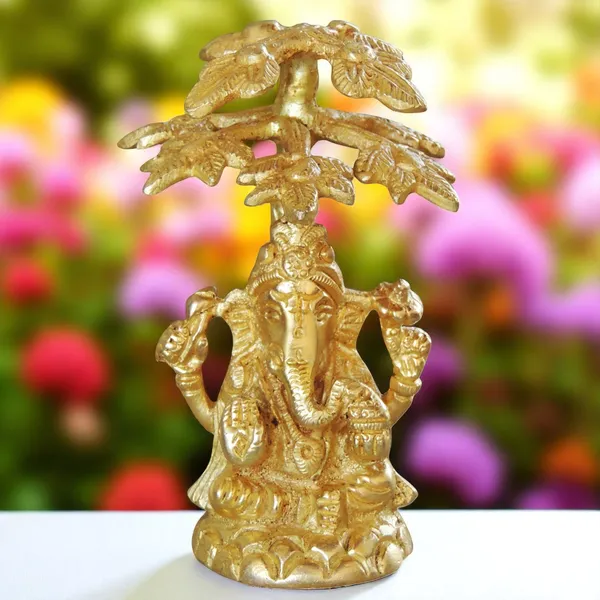 Brass_Showpiece_Ganesh_Ji_On_Tree_God_Idol_Statue_-_3.5x2x4_inch_(BS1046_C)