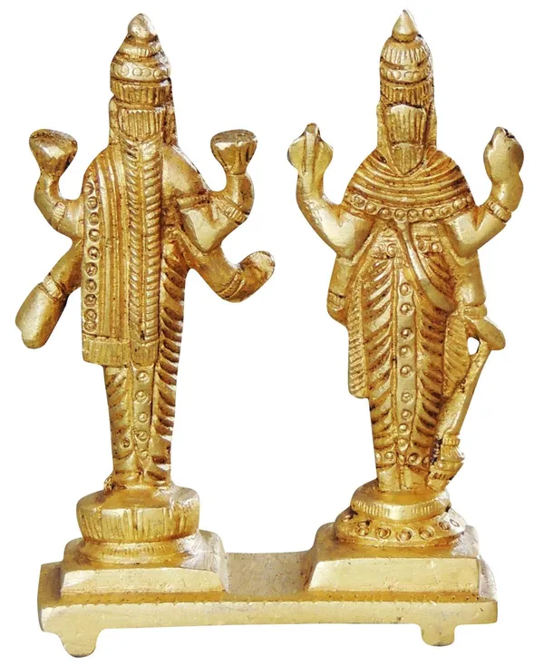 Brass_Showpiece_Vishnu_Laxmi_God_Idol_Statue_-_3x1.5x4_inch_(BS1054_C)