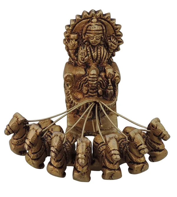 Brass_Showpiece_Surya_Dev_Rath_Statue_-_3.5x3x2.8_inch_(BS1059_C)