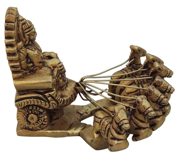 Brass_Showpiece_Surya_Dev_Rath_Statue_-_3.5x3x2.8_inch_(BS1059_C)