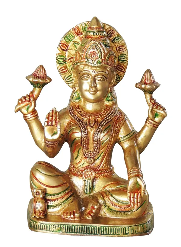Brass_Showpiece_Laxmi_Ji_God_Idol_Statue_-_5x3.2x7.5_inch_(BS1062_L)