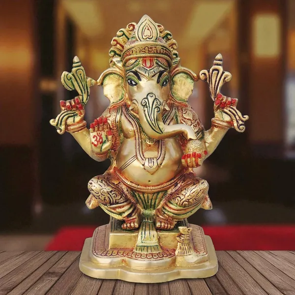 Brass_Showpiece_Ganesh_Ji_God_Idol_Statue_-_4.2x3.4x8_inch_(BS1063_G)