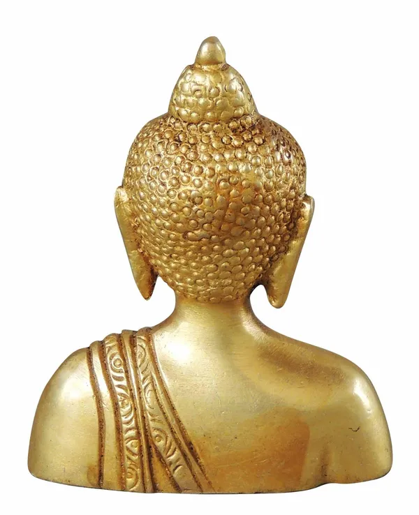 Brass_Showpiece_Buddha_Half_Statue_-_3x1.5x4_inch_(BS1073_D)