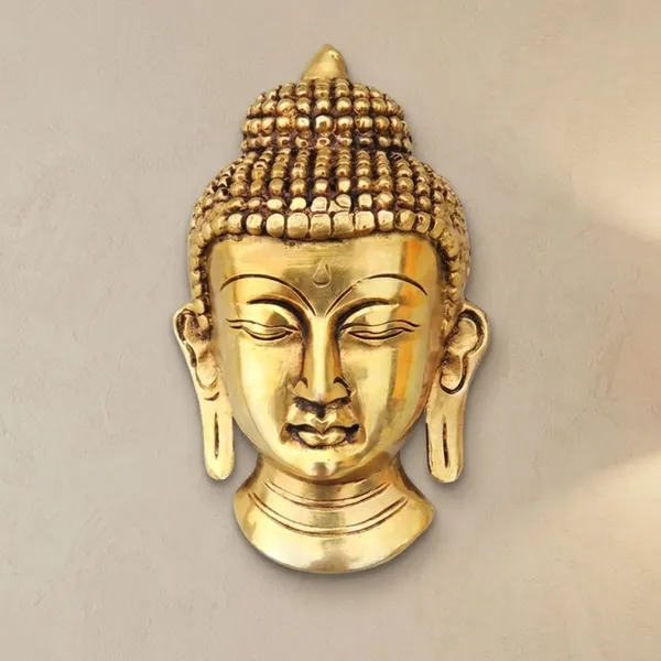 Brass_Showpiece_Buddha_Head_Statue_-_2x2x4_Inch_(BS1077_C)