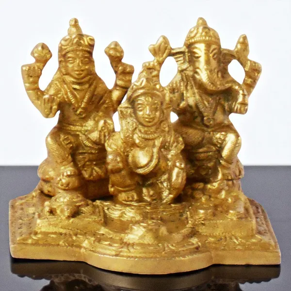 Brass_Showpiece_Gaensh_Laxmi_&_Kuber_Ji_Maharaj_God_Idol_Statue_-_3.5x3.5x2.8_inch_(BS1115_C)