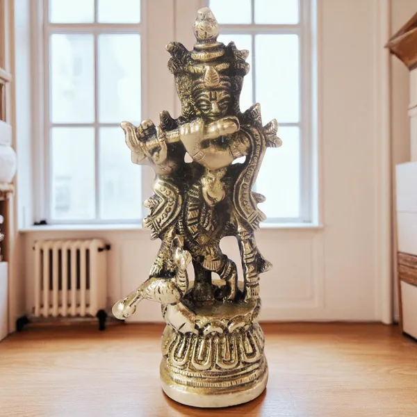 Brass_Showpiece_Krishna_God_Idol_Statue_-_2x1.5x4.1_inch_(BS1136_C)