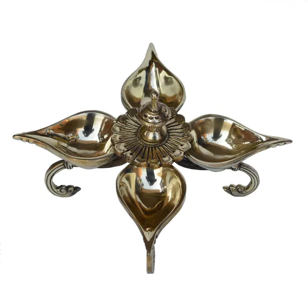 Brass_Table_Decor_Oil_Lamp_Deepak_-_9x9x5.6_inch_(BS1193_A)