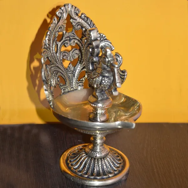 Brass_Cock_(Murga)_Oial_Lamp_Deepak_-_4x4x6_inch_(BS1196_A)