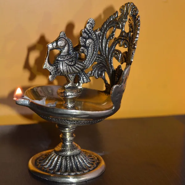 Brass_Cock_(Murga)_Oial_Lamp_Deepak_-_4x4x6_inch_(BS1196_A)