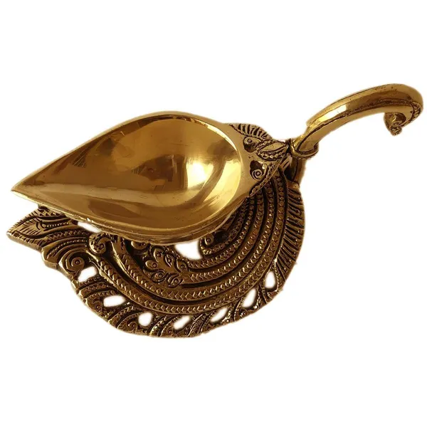 Brass_Table_Decor_Duck_Shape_Oil_Lamp_Deepak_-_6x4x3.6_inch_(BS1197_A)