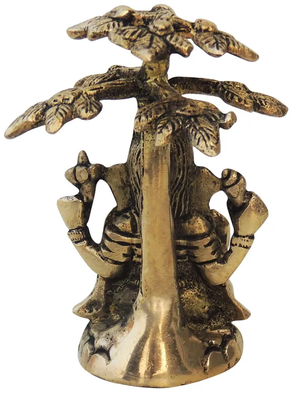 Brass_Showpiece_Ganesh_Statue_-_3x3x3.5_Inch_(BS1223_G)