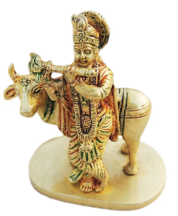 Brass_Showpiece_Cow_Krishna_Statue_-_4x2.5x5_inch_(BS1243_B)