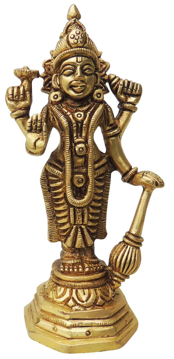 Brass_Showpiece_Laxmi_Ji_God_Idol_Statue_-_2x2x5.5_Inch_(BS1250_A)