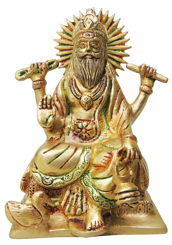 Brass_Showpiece_Vishwakarma_Statue_-_4.6x3.3x7_Inch_(BS1251_C)