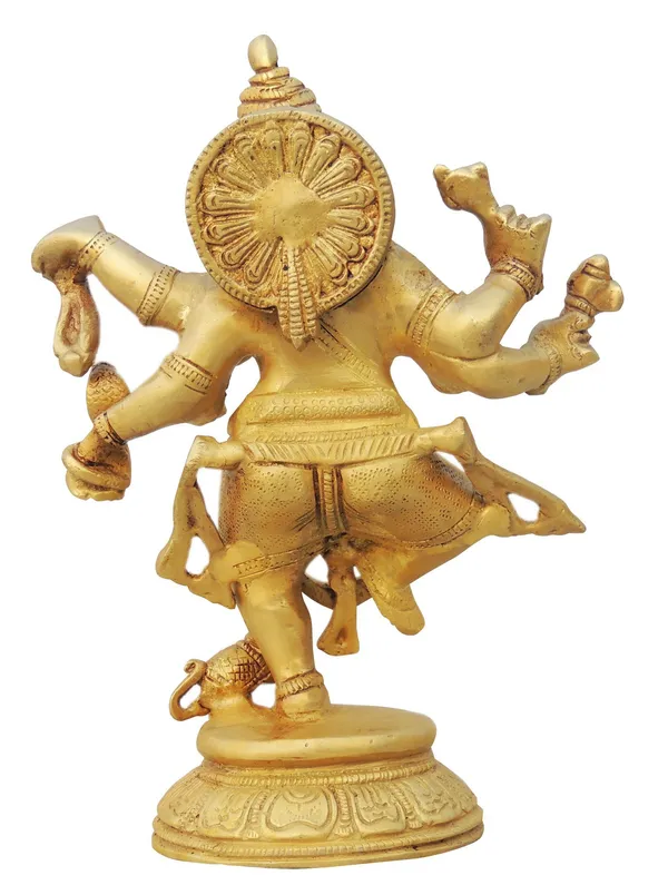 Brass_Showpiece_Dancing_Ganesha_Statue_-_3.6x2.2x6.6_inch_(BS1257_B)