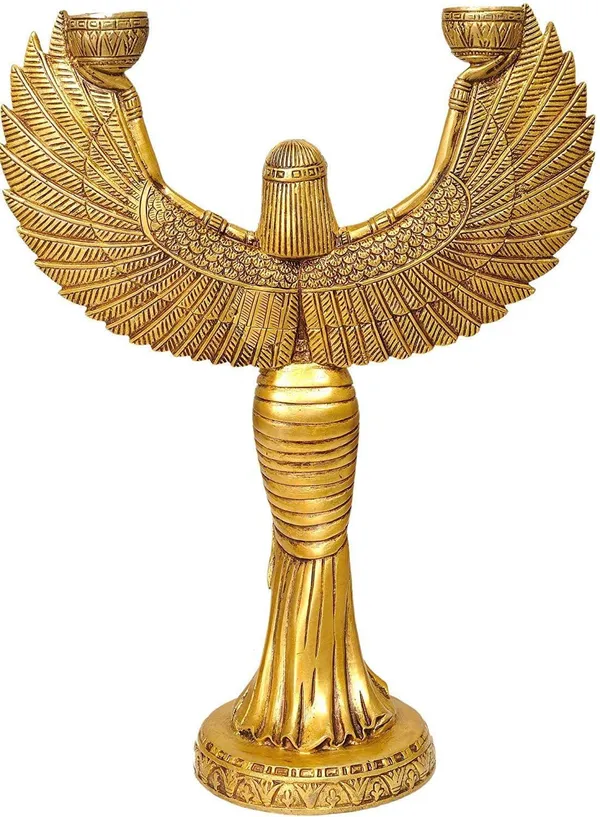 Brass_Egyptian_Mummy_Candle_Holder_-9x3.5x12_Inches_(BS1281_A)