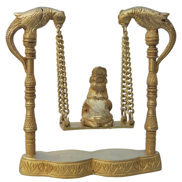 Brass_Showpiece_Laddu_Gopal_Jhula_Statue_-_8x2x8_Inch_(BS1289_B)