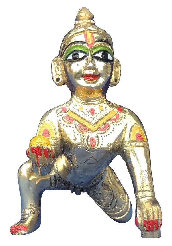 Brass_Showpiece_Laddu_Gopal_Idol_Statue_-_5.2x2.5x4.5_Inch_(BS1300_E)