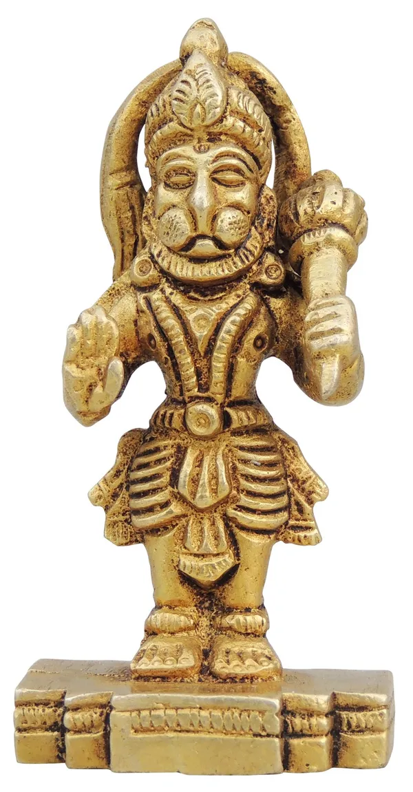 Brass_Showpiece_Hanuman_Ji_God_Idol_Statue_-_1.6x1.2x3.2_Inch_(BS1313_B)