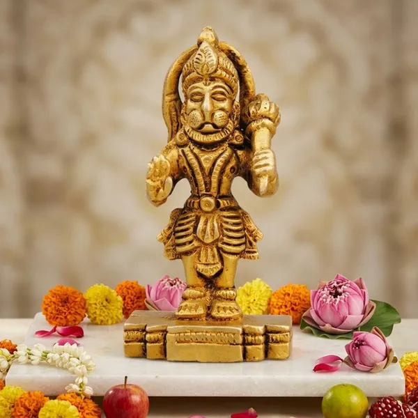 Brass_Showpiece_Hanuman_Ji_God_Idol_Statue_-_1.6x1.2x3.2_Inch_(BS1313_B)