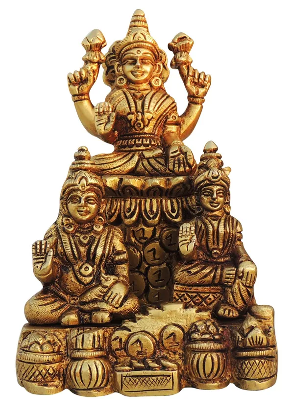 Brass_Showpiece_Laxmi_Kuber_Statue_-_4x4.1x6_Inch_(BS1329_C)