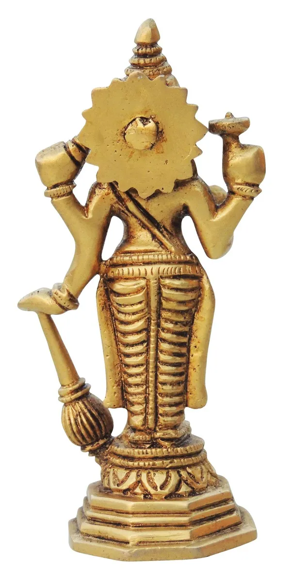 Brass_Showpiece_Vishnu_Statue_-_2.5x2x5.5_Inch_(BS1330_C)