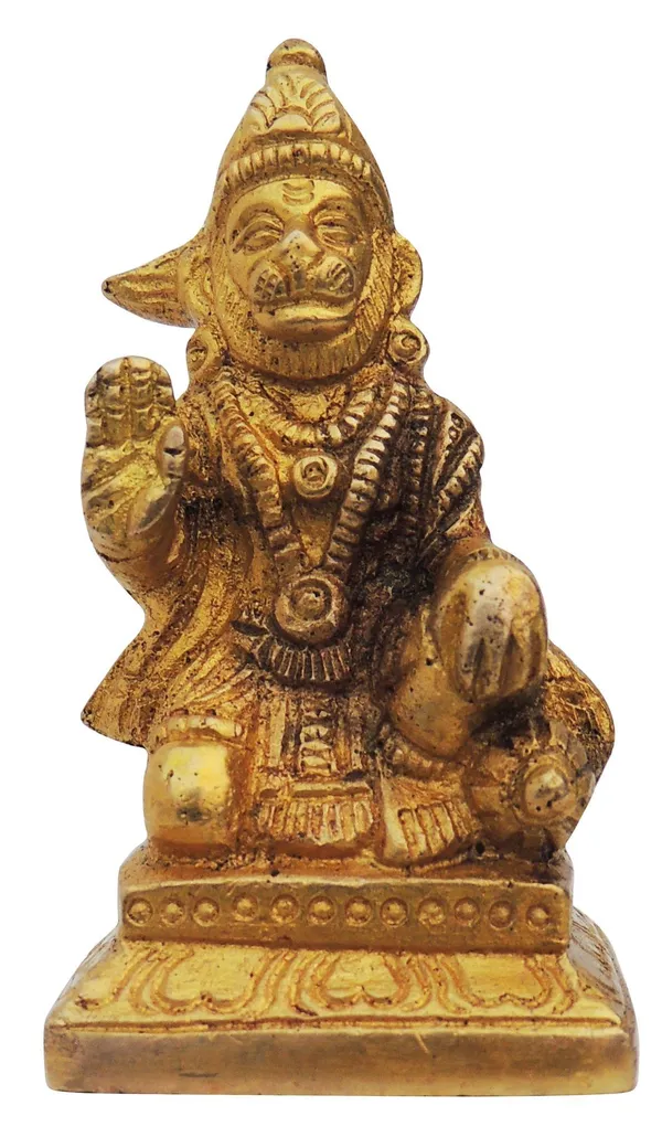Brass_Showpiece_Hanuman_Ji_Statue_-_1.5x1.5x2.5_Inch_(BS1333_B)