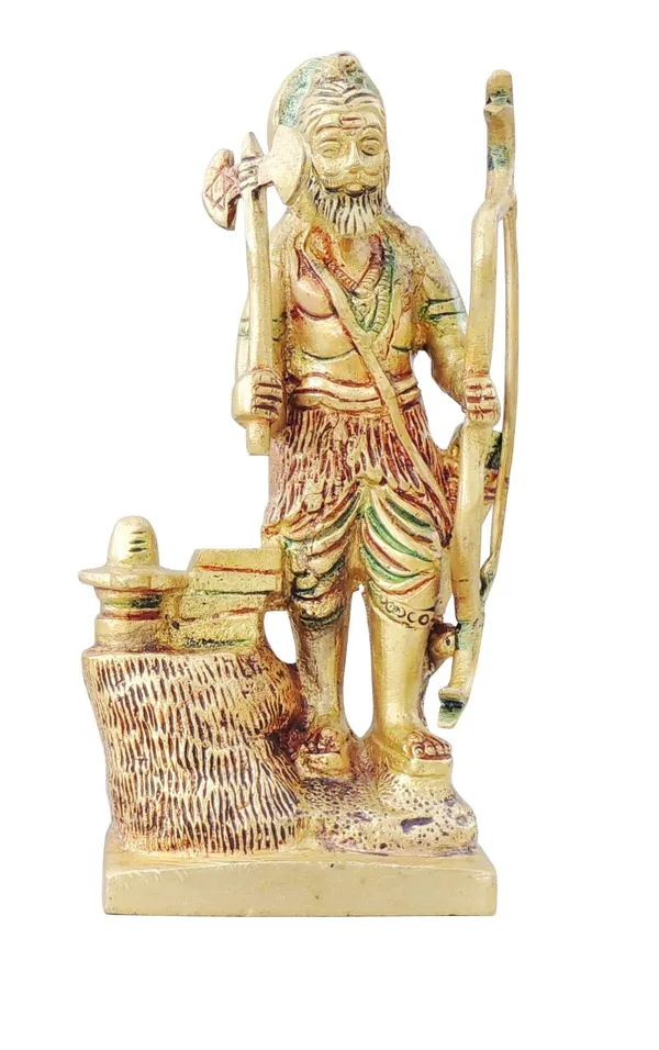 Brass_Showpiece_Parshuram_Ji_God_Idol_Statue_-_3.5x2.5x7_Inch_(BS1339_A)