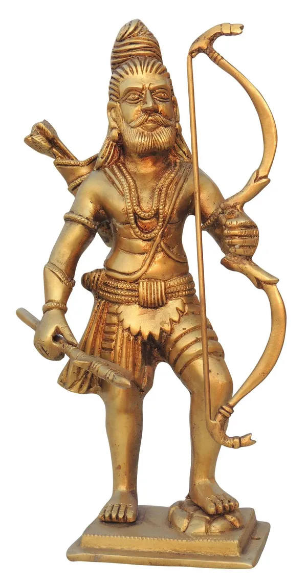 Brass_Showpiece_Parshuram_God_Idol_Statue_-_5x2.5x10.5_Inch_(BS1339_C)