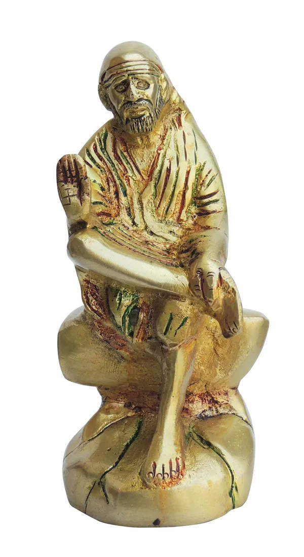 Brass_Showpiece_Sai_Baba_God_Idol_Statue_-_3x2.5x6_Inch_(BS1351_C)
