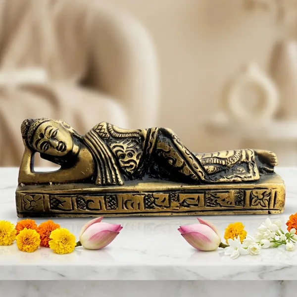 Brass_Showpiece_Sleeping_Buddha_Statue_-_4x0.5x1.5_Inch_(BS1364_C)