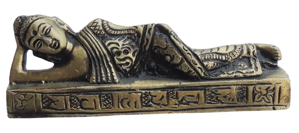Brass_Showpiece_Sleeping_Buddha_Statue_-_4x0.5x1.5_Inch_(BS1364_C)