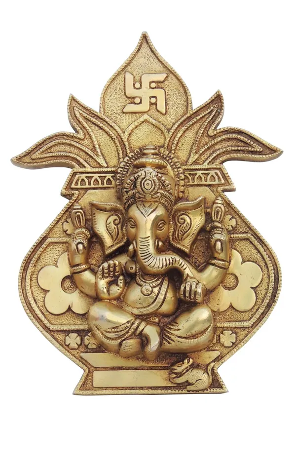 Brass_Showpiece_Wall_Hanging_Ganesh_Statue_-_7.5x1.5x10_Inch_(BS1366_D)