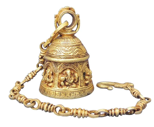 Brass_Showpiece_Bell_With_Chain_God_Idol_Statue_-_3.6x3.6x5.5_Inch_(BS1372_B_)