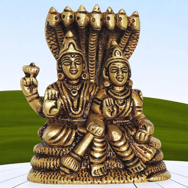 Brass_Showpiece_Laxmi_Vishnu_God_Idol_Statue_-_3x2x3.5_Inch_(BS1392_F)
