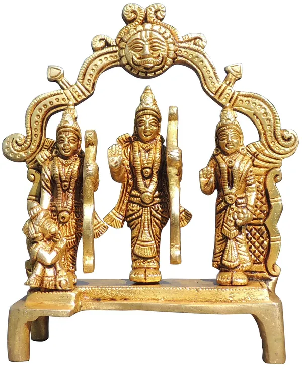 Brass_Showpiece_Ram_Darbar_God_Idol_Statue_-_5.5x1.5x6.2_Inch_(BS1394_H)