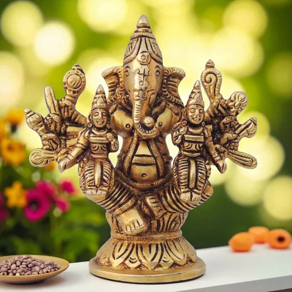 Brass_Showpiece_Ganesh_Parivar_God_Idol_Statue_-_4x2x4.2_Inch_(BS1399_C)