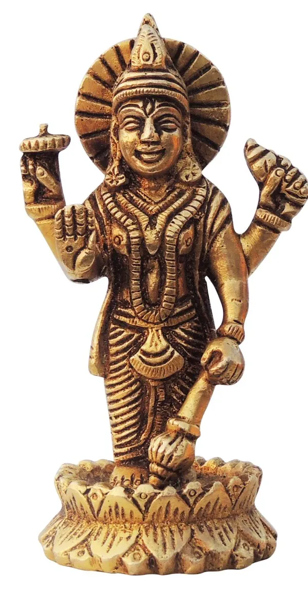 Brass_Showpiece_Vishnu_Ji_God_Idol_Statue_-_2.5x2x4_Inch_(BS1402_V)