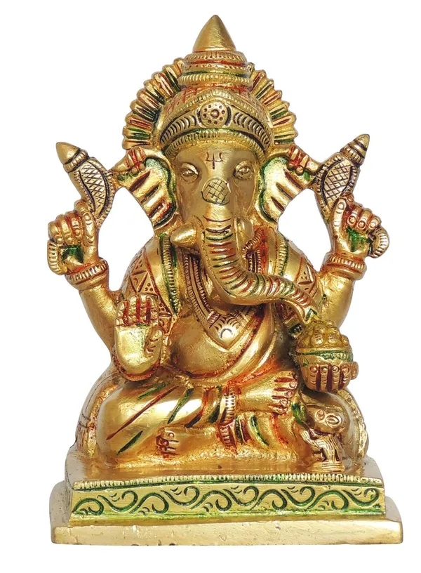 Brass_Showpiece_Ganesh_Ji_God_Idol_Statue_-_4x3.2x5.5_Inch_(BS1410_G)