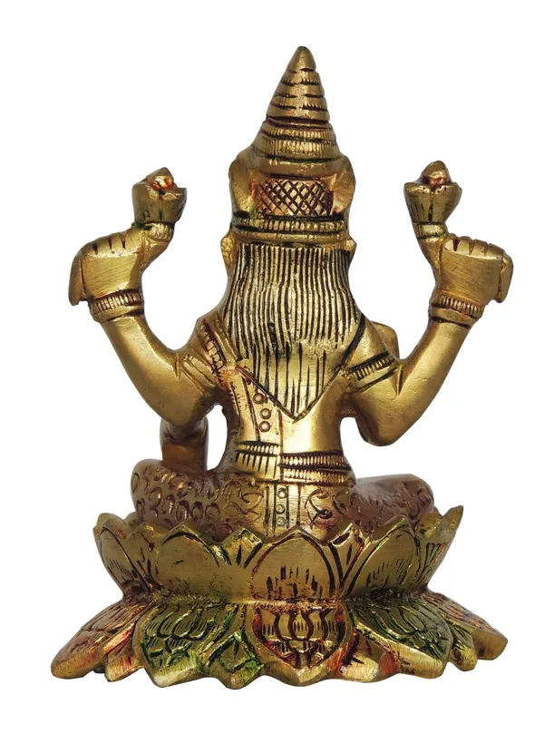 Brass_Showpiece_Laxmi_Ji_God_Idol_Statue_-_3.5x3.5x5_Inch_(BS1411_L)
