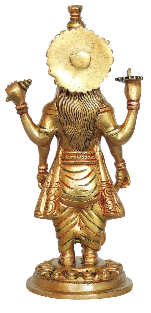 Brass_Showpiece_Vishnu_Ji_God_Idol_Statue_-_4.5x3.5x9.5._Inch_(BS1412_V_)