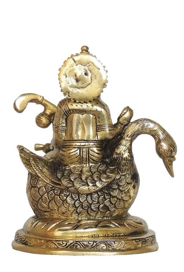Brass_Showpiece_Saraswati_ji_idol_statue_-_6x4x7_Inch_(BS1414_C)