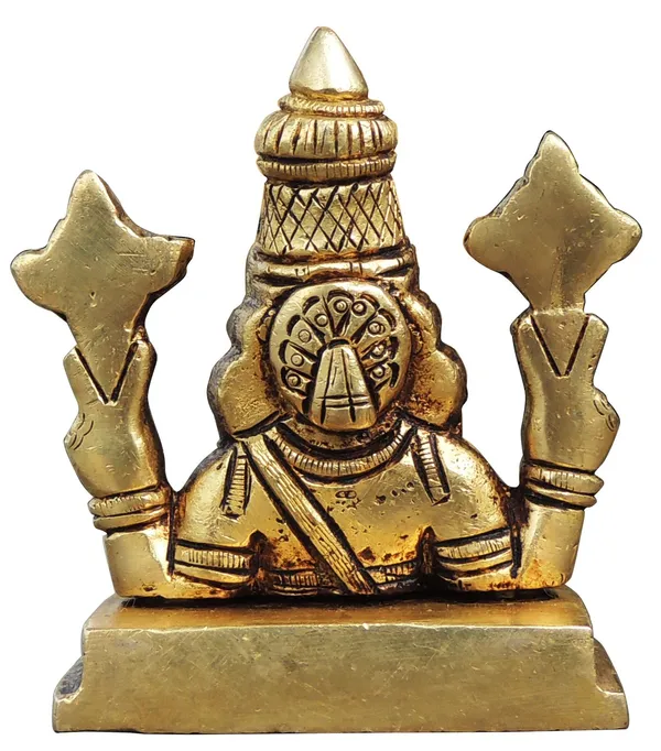 Brass_Showpiece_Tirupati_Balaji_God_Idol_Statue_-_3.2x2x3.5_Inch_(BS1420_X)