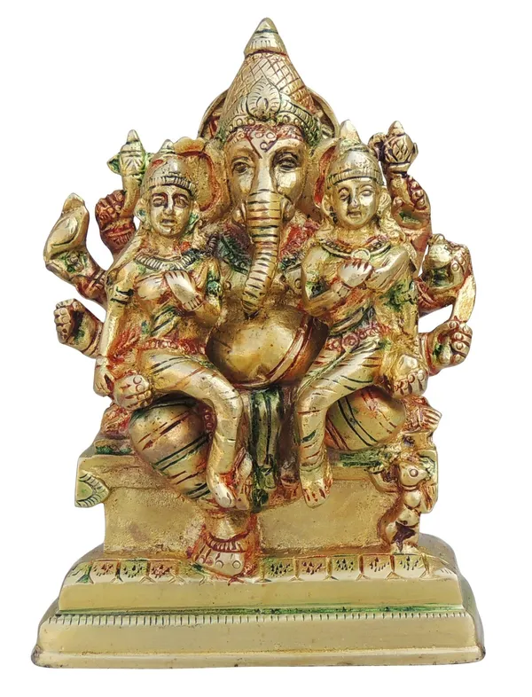Brass_Showpiece_Ganesh_Ji_God_Idol_Statue_-_4x2x5_Inch_(BS1434_D)