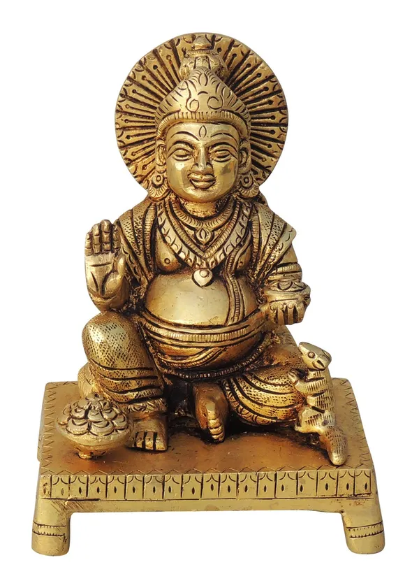Brass_Showpiece_Kuber_Ji_God_Idol_Statue_-_4x3x4.6_Inch_(BS1444_D)